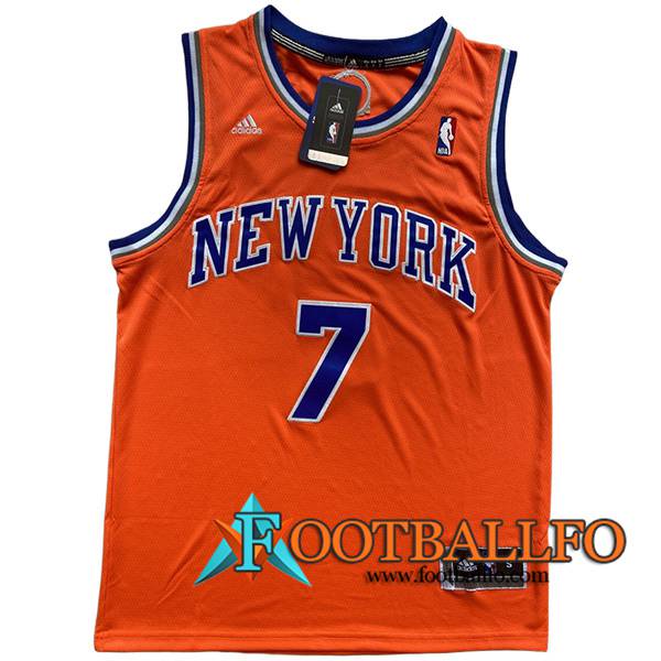 Camisetas New York Knicks (ANTHONY #7) 2023/24 Naranja