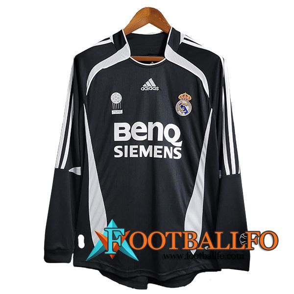 Camisetas De Futbol Real Madrid Segunda Manga Larga 2006/2007