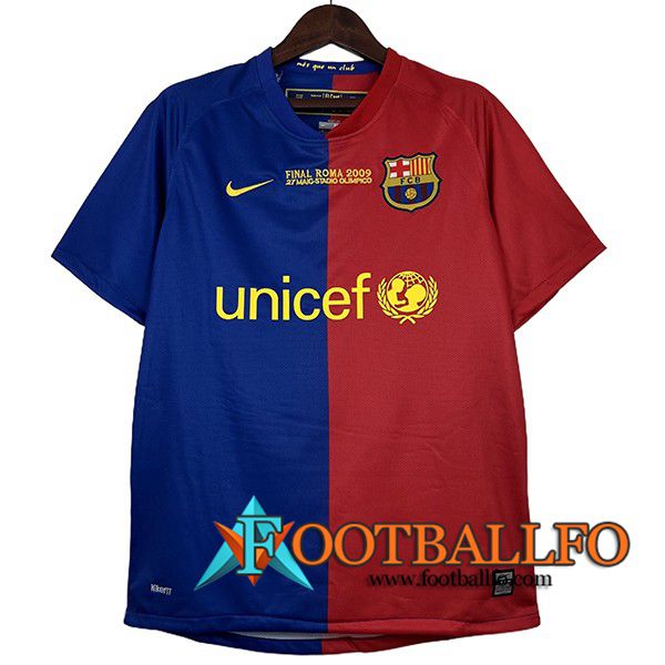 Camisetas De Futbol FC Barcellona UEFA Champions League Primera 2008/2009