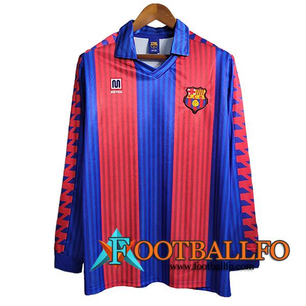 Camisetas De Futbol FC Barcellona Primera Manga Larga 1992/1993