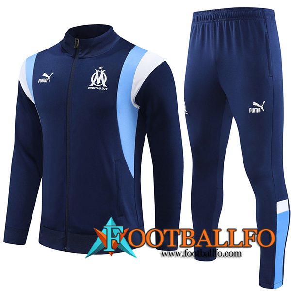 Chandal Equipos De Futbol - Chaqueta Marsella Azul marino 2023/2024