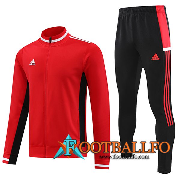 Chandal Equipos De Futbol - Chaqueta Adidas Rojo 2023/2024 -02