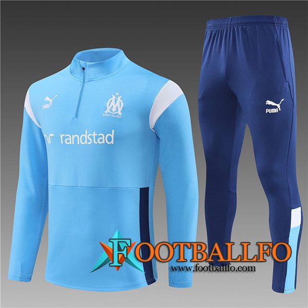 Chandal Equipos De Futbol Marsella Ninos Azul Claro 2023/2024