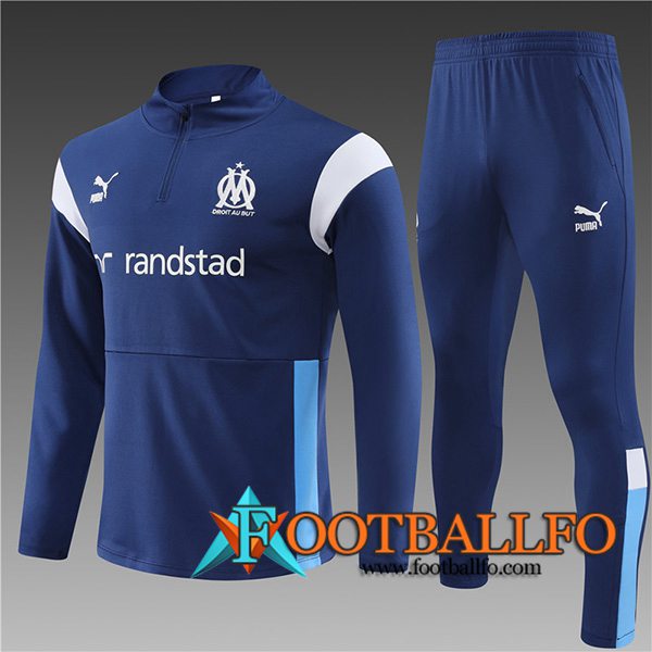 Chandal Equipos De Futbol Marsella Ninos Azul Claro 2023/2024 -02