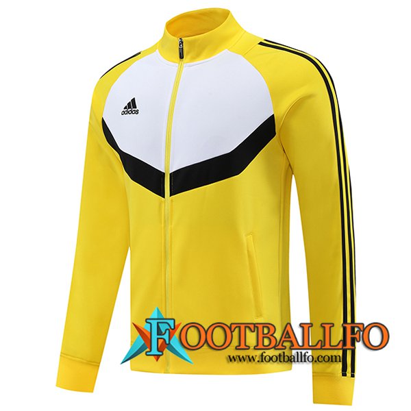 Chaquetas Futbol Adidas Blanco/Amarillo 2023/2024