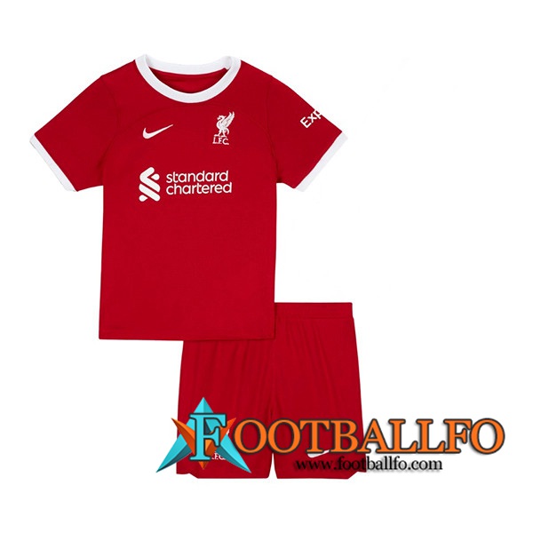 Camisetas De Futbol FC Liverpool Ninos Primera 2023/2024