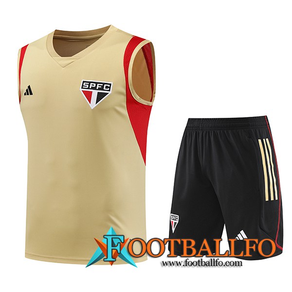 Camiseta Entrenamiento sin mangas + Cortos Sao Paulo FC Marr