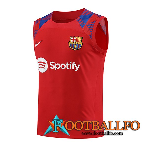Chalecos De Futbol FC Barcelona Rojo 2023/2024