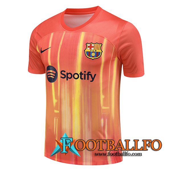 Camiseta Entrenamiento FC Barcelona Naranja 2023/2024