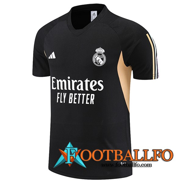 Camiseta Entrenamiento Real Madrid Negro 2023/2024