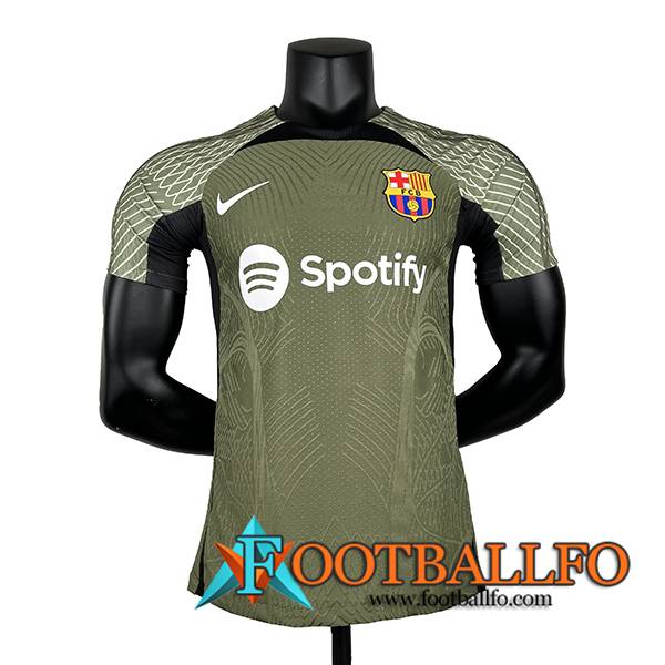 Camiseta Entrenamiento FC Barcelona Verde 2023/2024 -02