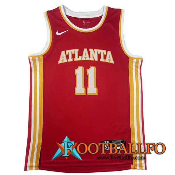 Camisetas Atlanta Hawks (YOUNG #11) 2023/24 Rojo