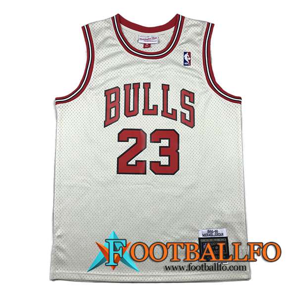Camisetas Chicago Bulls (JORDAN #23) 2023/24 Blanco -03