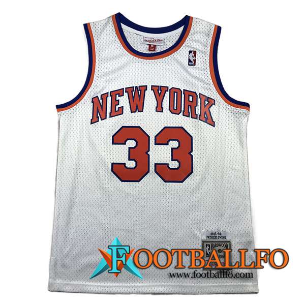 Camisetas New York Knicks (EWING #33) 2023/24 Blanco