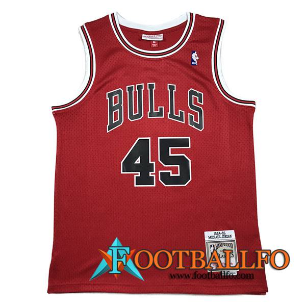 Camisetas Chicago Bulls (JORDAN #45) 2023/24 Rojo