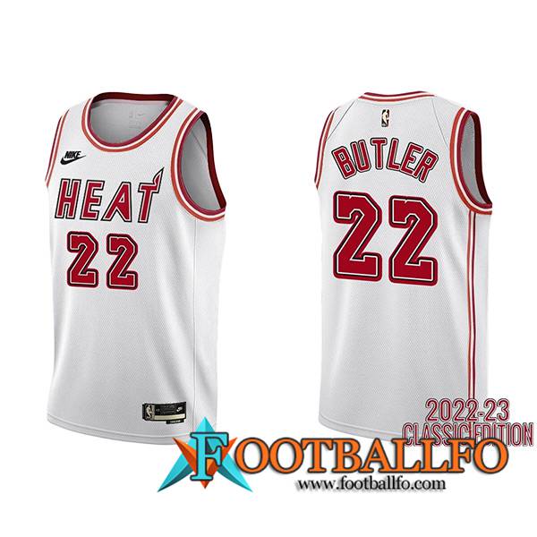 Camisetas Miami Heat (BUTLER #22) 2023/24 Blanco -02