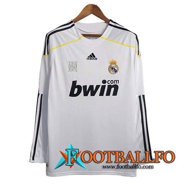 Camisetas De Futbol Real Madrid Retro Primera Manga Larga 2009/2010