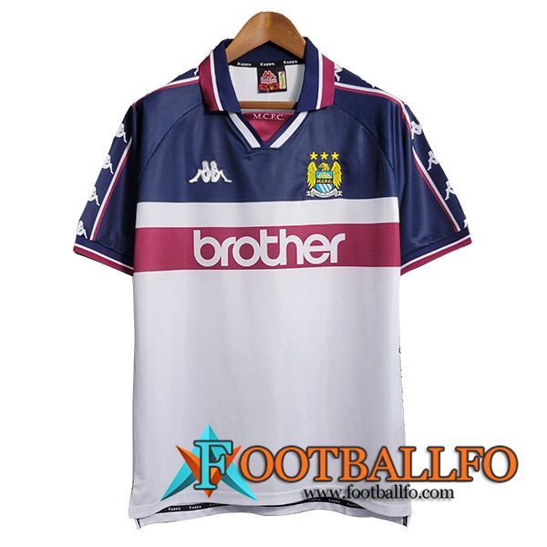 Camisetas De Futbol Manchester City Retro Segunda 1997/1998
