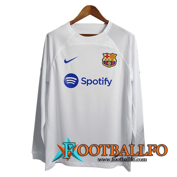 Camisetas De Futbol FC Barcelona Segunda Manga Larga 2023/2024