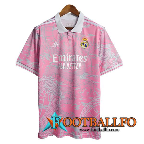 Camisetas De Futbol Real Madrid Rosa 2023/2024