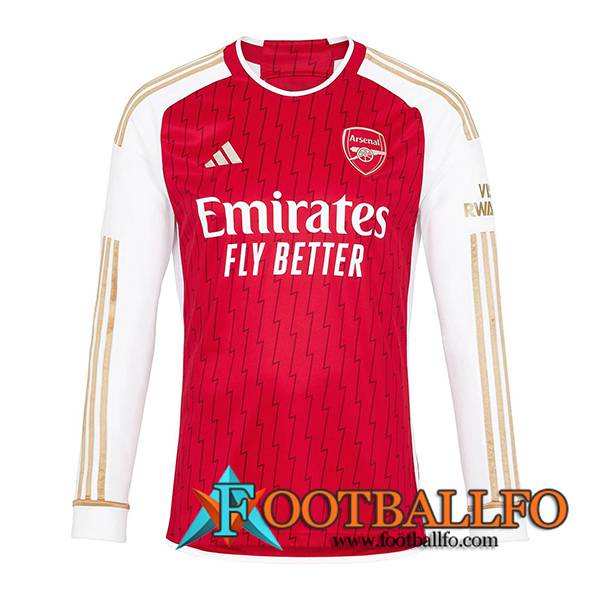 Nueva Camisetas De Futbol Arsenal Primera Manga Larga 2023/2024
