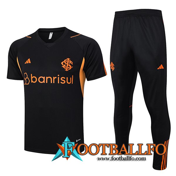 Camiseta Entrenamiento + Pantalones Brasil Negro 2023/2024