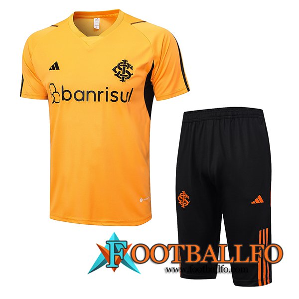 Camiseta Entrenamiento + Cortos Brasil Naranja 2023/2024