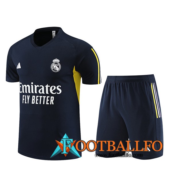 Camiseta Entrenamiento + Cortos Real Madrid Azul marino 2023/2024