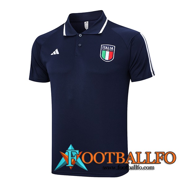 Camiseta Polo Italia Azul marino 2023/2024 -04