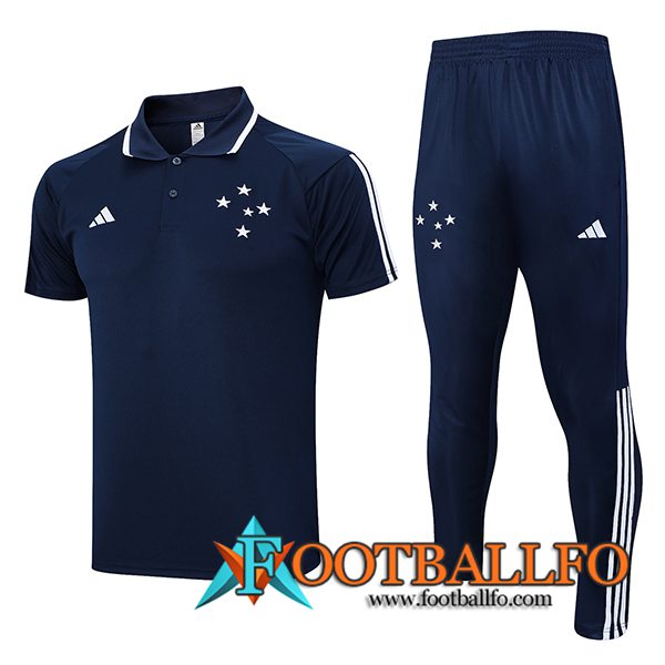 Camiseta Polo Cruzeiro Azul marino 2023/2024