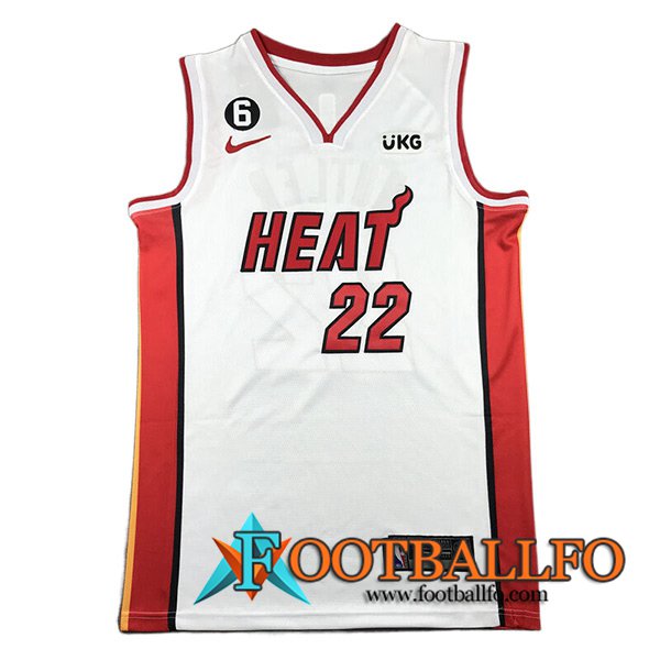 Camisetas Miami Heat (BUTLER #22) 2023/24 Blanco