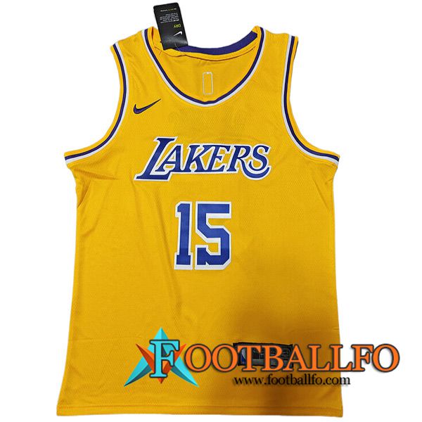 Camisetas Los Angeles Lakers (REAVES#15) 2023/24 Amarillo
