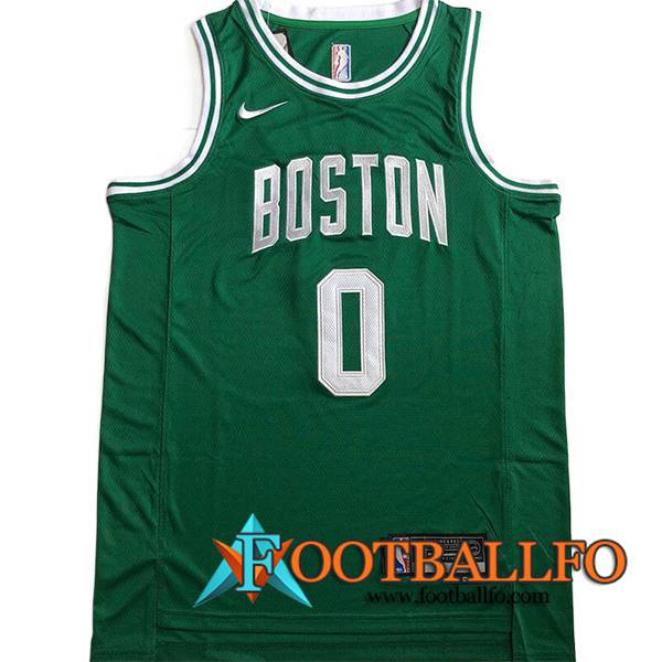 Camisetas Boston Celtics (TATUM #0) 2023/24 Verde