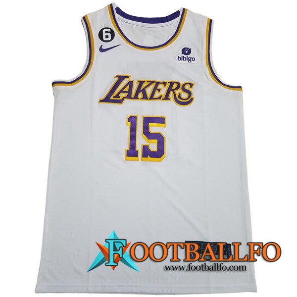 Camisetas Los Angeles Lakers (REAVES #15) 2023/24 Blanco