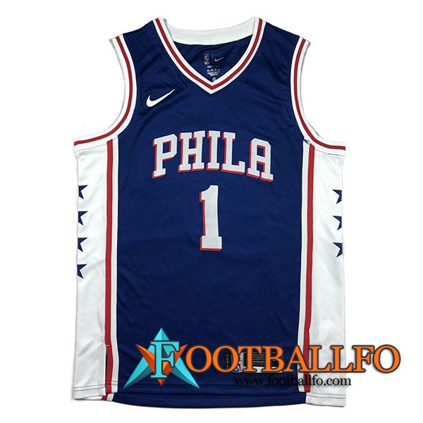 Camisetas Philadelphia 76ers (HARDEN #1) 2023/24 Azul
