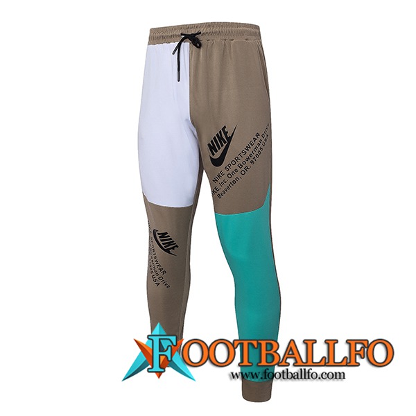 Pantalon Entrenamiento Nike Blanco/Verde/Marr