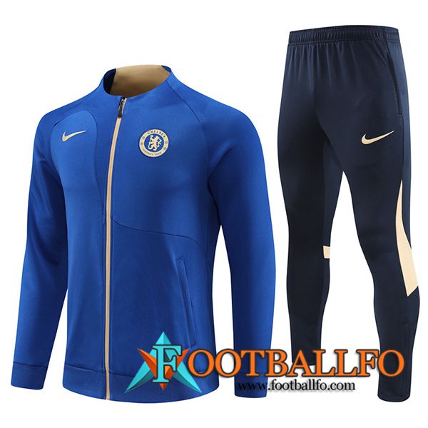 Chandal Equipos De Futbol - Chaqueta FC Chelsea Azul 2023/2024 -02