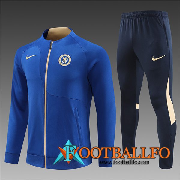 Chandal Equipos De Futbol - Chaqueta FC Chelsea Ninos Azul 2023/2024