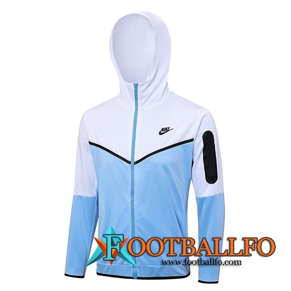 Chaqueta Con Capucha Nike Azul/Blanco 2023/2024