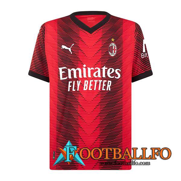 Nueva Camisetas De Futbol AC Milan Primera 2023/2024