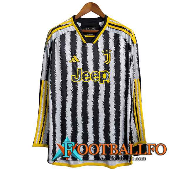 Camisetas De Futbol Juventus Primera Manga Larga 2023/2024