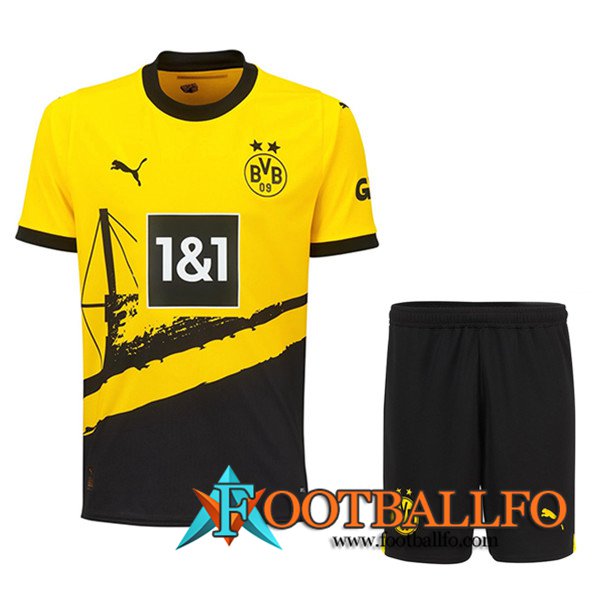 Camisetas Futbol Dortmund Primera + Cortos 2023/2024
