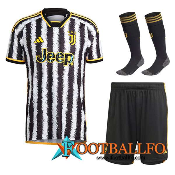 Camisetas Futbol Juventus Primera (Cortos + Calcetines) 2023/2024