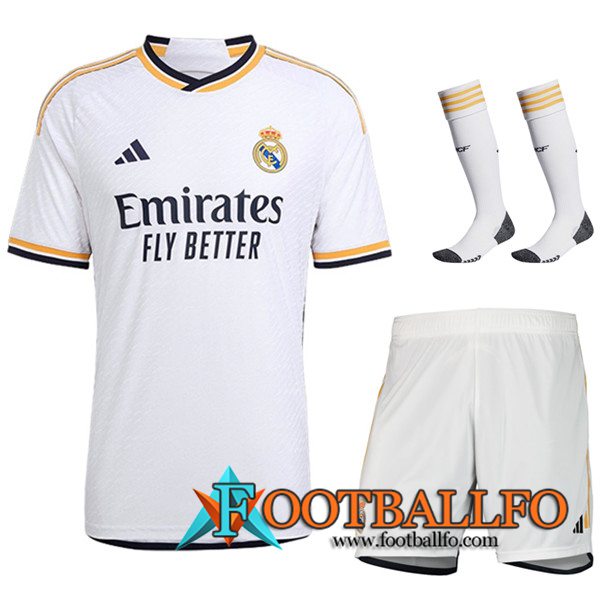 Camisetas Futbol Real Madrid Primera (Cortos + Calcetines) 2023/2024