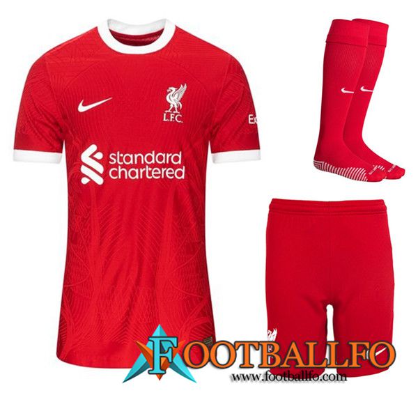 Camisetas Futbol FC Liverpool Primera (Cortos + Calcetines) 2023/2024