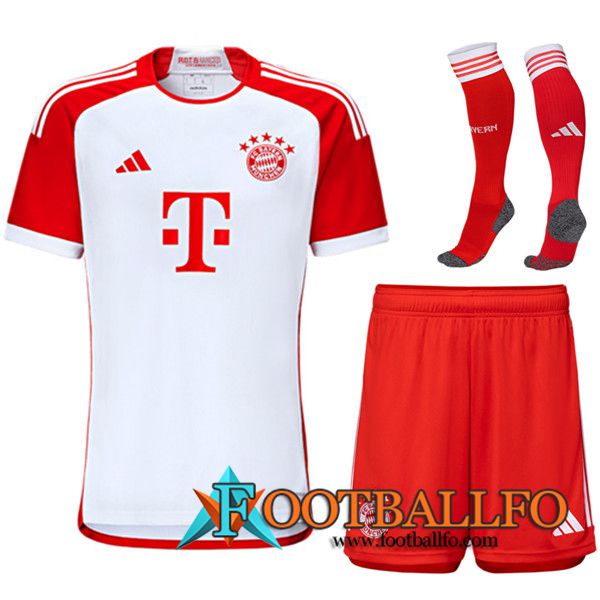Camisetas Futbol Bayern Munich Primera (Cortos + Calcetines) 2023/2024
