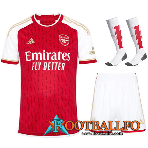 Camisetas Futbol Arsenal Primera (Cortos + Calcetines) 2023/2024