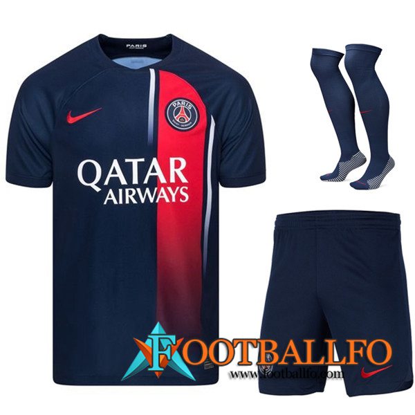Camisetas Futbol PSG Primera (Cortos + Calcetines) 2023/2024