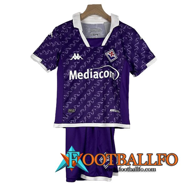 Camisetas De Futbol ACF Fiorentina Ninos Primera 2023/2024