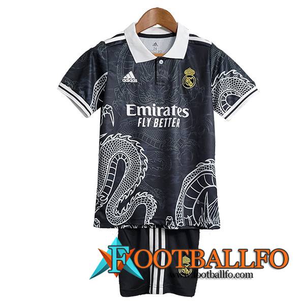 Camisetas De Futbol Real Madrid Ninos Special Edition Negro 2023/2024